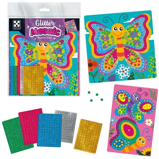 Набор для творчества со сверкающей мозаикой "Бабочки" VT4511-15 - фото 3