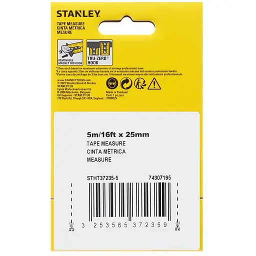 Рулетка Stanley Control-Lock з подвійною шкалою (STHT37235-5) - фото 8