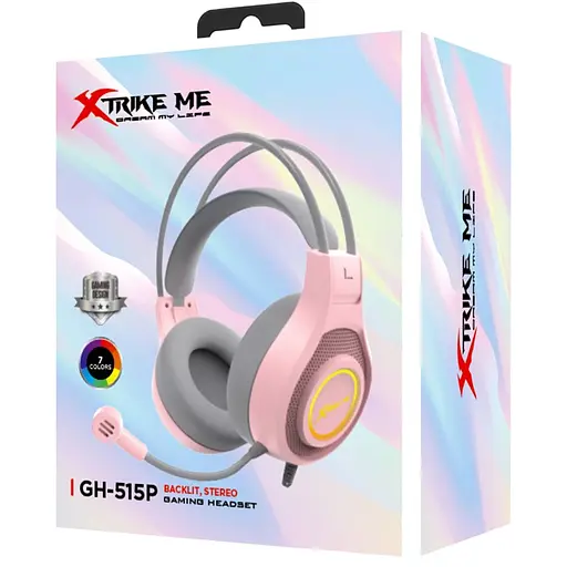 Навушники Xtrike ME GH-515 Pink/Grey (GH-515P) - фото 6