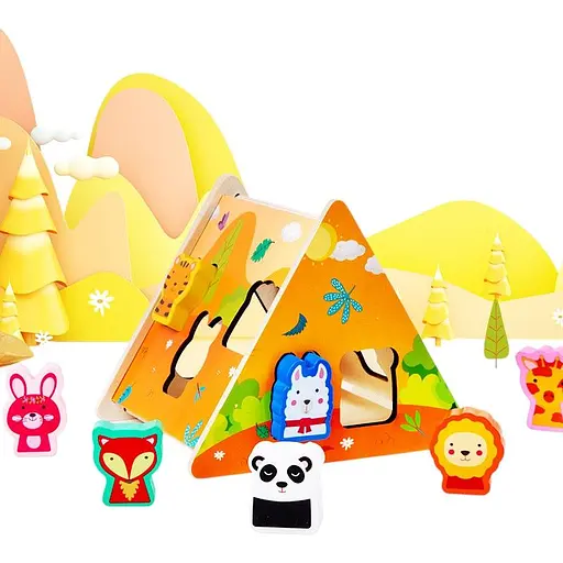 Куб логічний сортер, 8 фігурок (В асортименті)