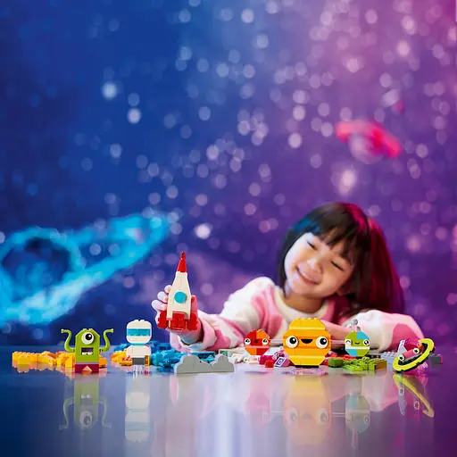 Уценка. Конструктор LEGO Classic Творческие космические объекты 450 деталей (11037) - фото 4