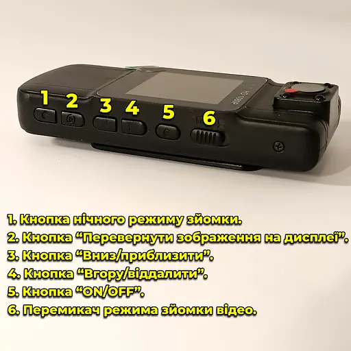 Нагрудна міні боді камера L11 FullHD 1080p / нагрудний відеореєстратор - фото 6