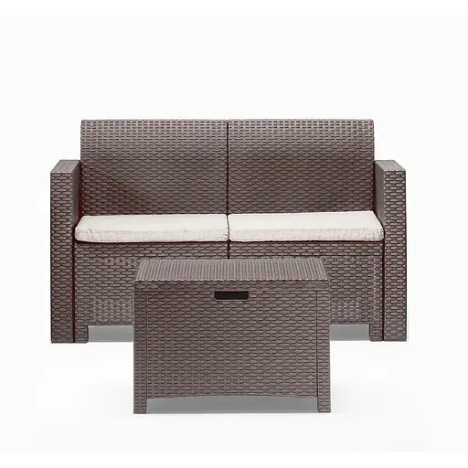 Набор садовой мебели Bica Nebraska 2 серо-бежевый - фото 3