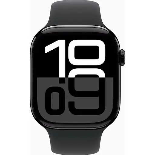Смарт-годинник Apple Watch Series 10 GPS 46mm Jet Black Alu. Case w. Black Sport Band - M/L (MWWQ3) - фото 2