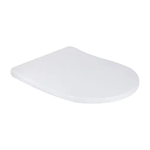 Унитаз-моноблок напольный Qtap Swan Ultra Quiet безободковый с сиденьем Soft-Close White QT16226080AW, Белый - фото 8