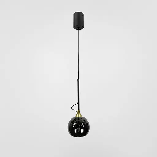 Чорний світильник із графітовим плафоном та магнітом | Арт. G 157/1 BK | Line F - фото 9