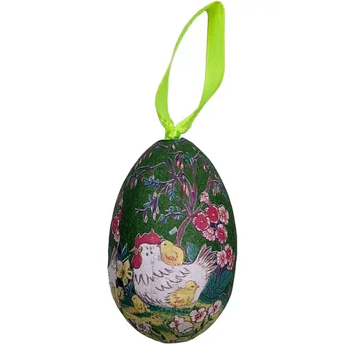 Пасхальный декор яйцо декоративное подвесное - фото 1