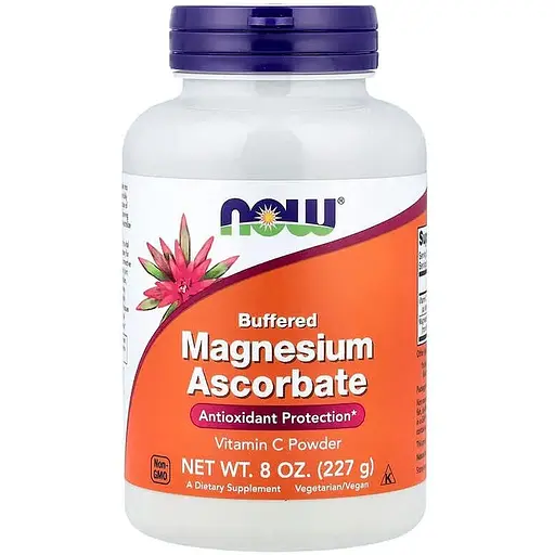 Магний NOW Magnesium Ascorbate, 227 грамм - фото 1