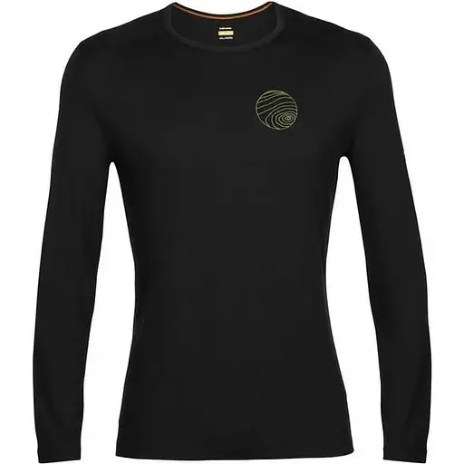 Термокофта Icebreaker 200 Oasis LS Crewe Alps 3D Men Black L (1052-IB0 A56 KG001 L)