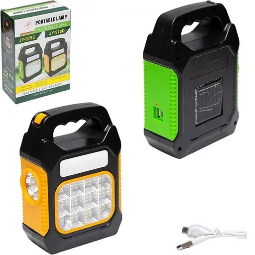 Ліхтар кемпінговий JY-978 мультифункціональний в асортименті