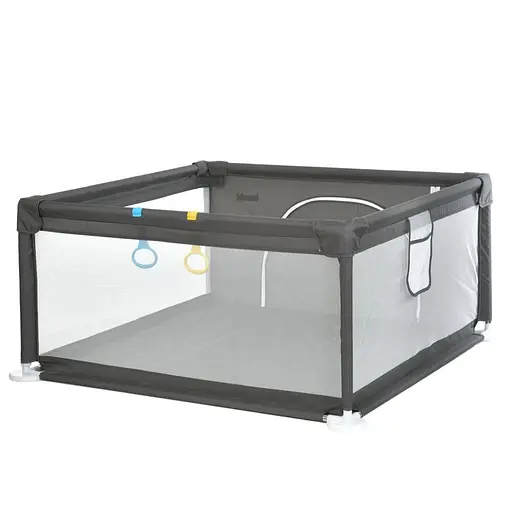 Дитячий манеж MR 1339-G, сірий, ширина з ніжками 132 см - фото 4