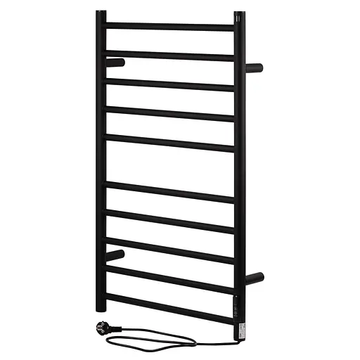 Электрический полотенцесушитель Qtap Evia (BLA) 11120R с таймером, Черный - фото 3