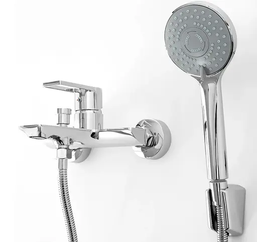 Смеситель для ванны Rea Flip настенный хром REA-B2002 Хром - фото 4