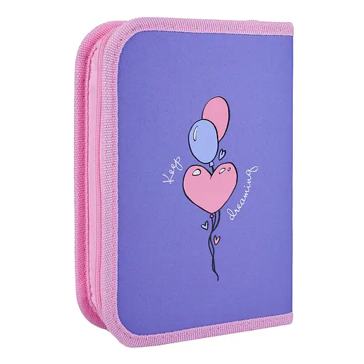 Шкільний пенал твердий одинарний з двома клапанами Yes Purr Meow HP-04 - фото 2