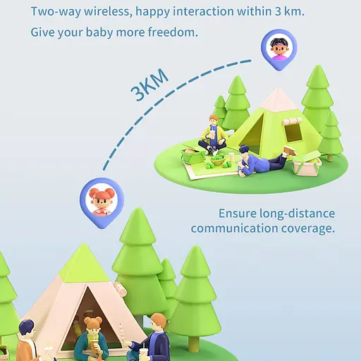 Детская рация Walkie Talkie D25 Pink - фото 5