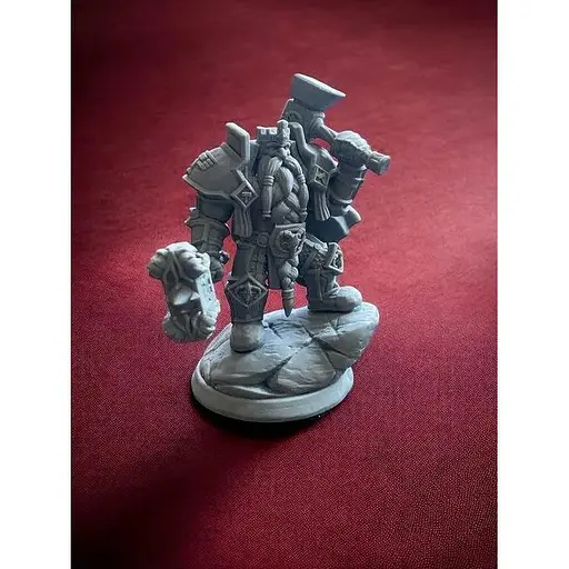 Фигурка коллекционная Warhammer Король Гномов размер 130 мм фигурка в подарок - фото 8