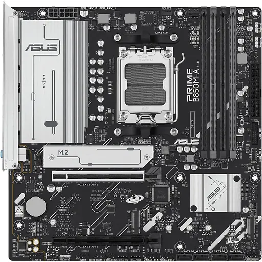Материнська плата Asus Prime B850M-A-CSM sAM5 B850 4xDDR5 M.2 HDMI DP mATX