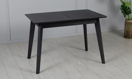 Стол Милан черный 1100/1400x700x750 черные ноги - фото 6