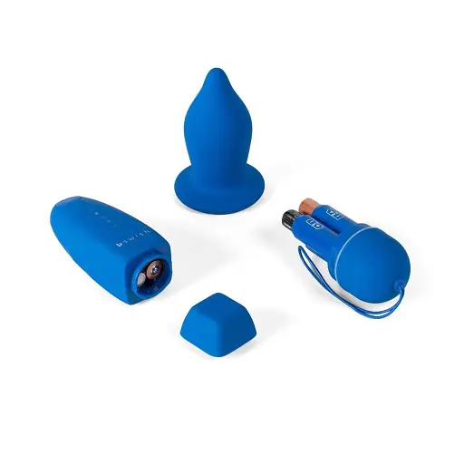 Анальная пробка B Swish Bfilled Classic 10 см (синий) - фото 3
