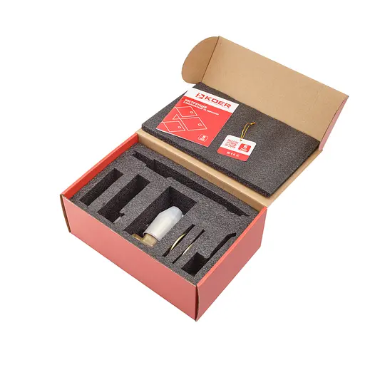 Змішувач для умивальника Koer KB-16028-12 вбудований KR5299 Золотий - фото 7