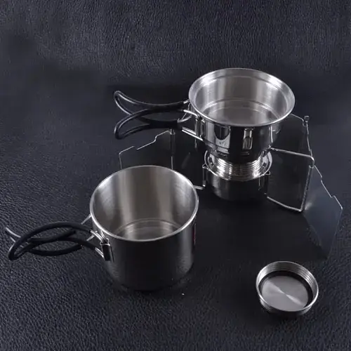 Туристический набор для приготовления пищи Tatonka Alcohol Burner Set 4133.000 - фото 8