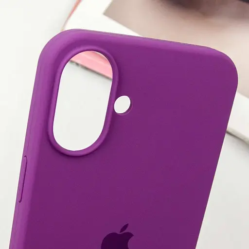 Чехол Epik Silicone Case Full Protective AA для Apple iPhone 16, 6.1 Фиолетовый/Grape - фото 5