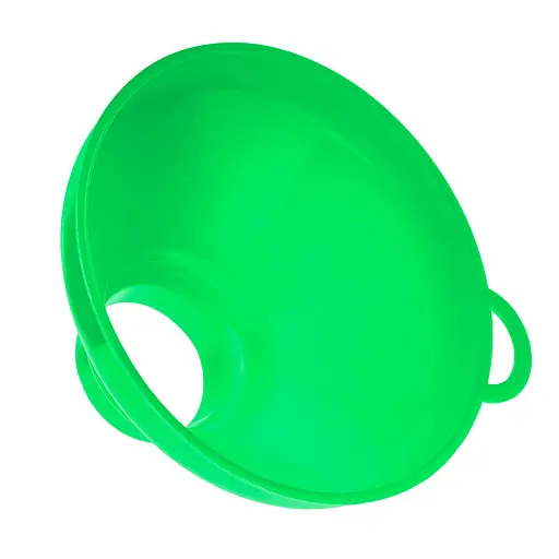 Воронка (лейка) Ø 15,5 см пластиковая с широким горлом на банку, Kitchette Зеленый 86410 - фото 1