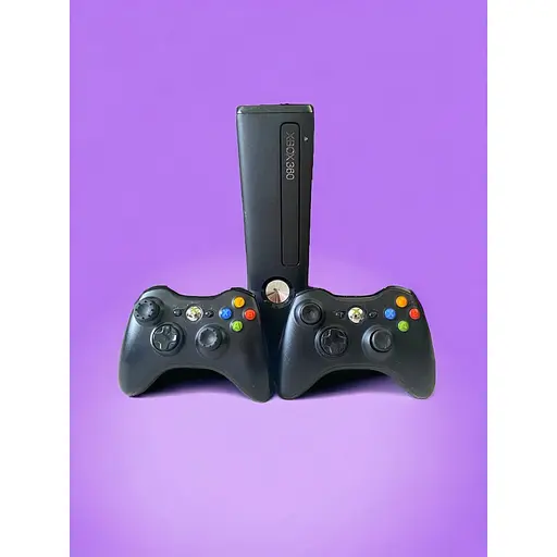 Стационарная консоль для видеоигр Microsoft Xbox 360 Slim 500 ГБ + 100 игр 2 джойстика