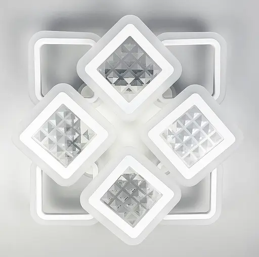 Світлодіодний світильник із RGB підсвіткою Line.F A 2723/4+4S RGB WH - фото 1