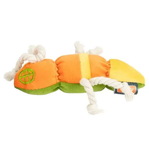 Игрушка мягкая для собак Agility муравей на хлопковом белом канате 16.5 см (30007-8) - фото 2