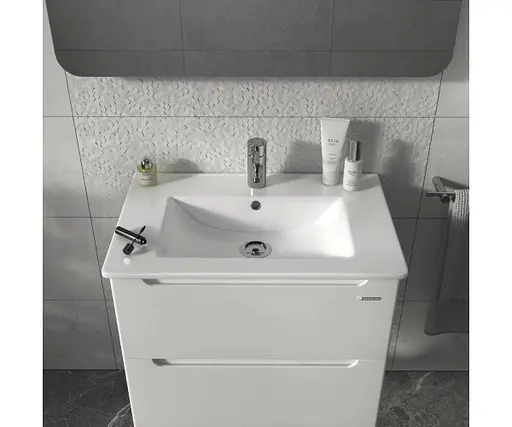 Тумба підвісна Sanwerk Ера Air 70 Білий з умивальником Qtap (MV0000855) Білий - фото 4