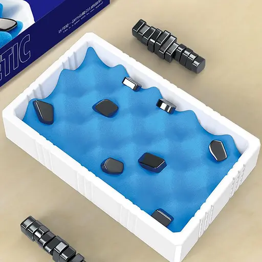 Настольная интерактивная игра Ummi 8899 Magnetic Arena Game White / Blue - фото 4