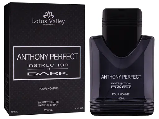 Туалетная вода для мужчин Lotus Valley Anthony Perfect Instruction In Dark 100мл (MM32153) - фото 2