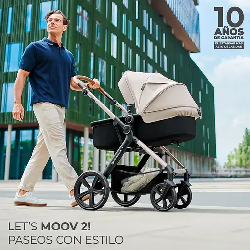 Коляска універсальна 3 в 1 Kinderkraft Moov 2 Air Light Gray (KSMOOV02LGR3000) - фото 21