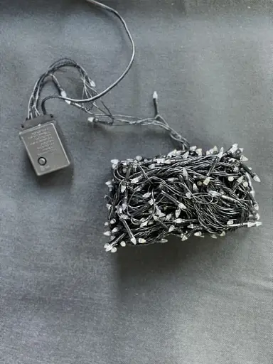 Світлодіодна гірлянда Конус на 120 LED гірлянда 8 режимів від мережі для приміщення та вулиці під накриттям 3 м на 0.6 м Біла - фото 3