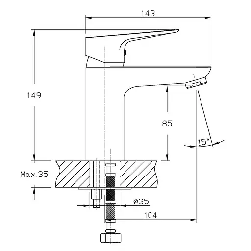 Набор смесителей для ванны Imprese Kit 20080 - фото 6