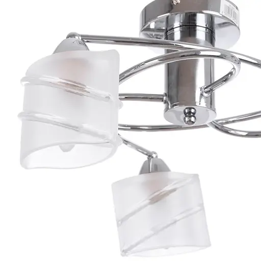 Люстра потолочная Brille для коридора E14 40W CH (LK-519C/3) - фото 3