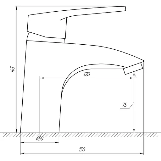 Смеситель для раковины DOMINO SIRIUS DSV-101 - фото 4