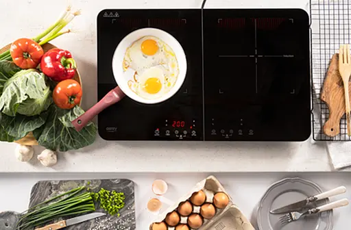 Індукційна плита дві конфорки з таймером 3500 Вт Camry CR 6514 - фото 7