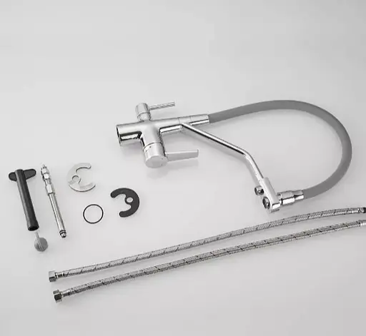 Змішувач для кухні Wezer з підключенням дл фільтру INX4A-08 - фото 9