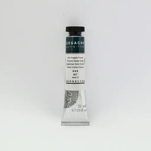 Гуашева фарба Sennelier професійна, 21 мл, S3, Хромовий зелений глибокий