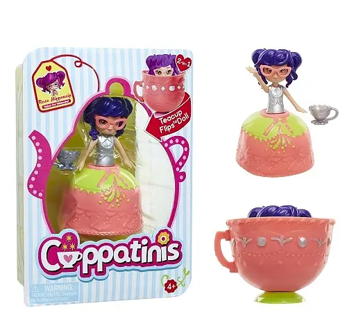 Кукла Cuppatinis S1 - Чайная Роза (10 см, с аксессуаром) - фото 1