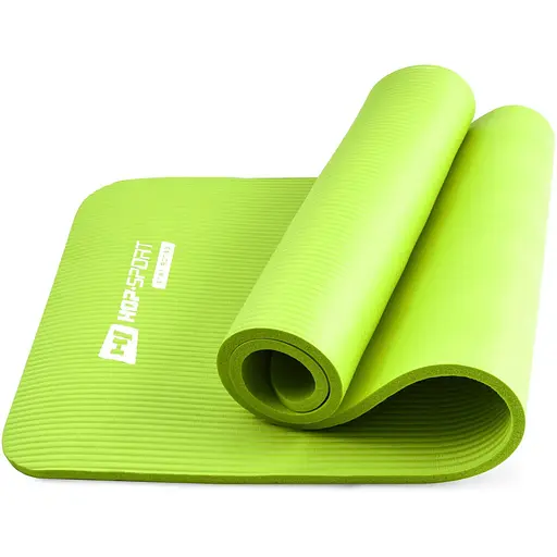 Мат для фитнеса и йоги Hop-Sport HS-N015GM 1,5см салатовый - фото 4