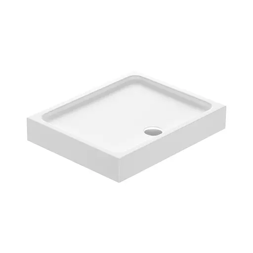 Піддон душовий Cersanit Tako прямокутний 100x80x16 з суцільнолитою панеллю S204-027 білий - фото 1