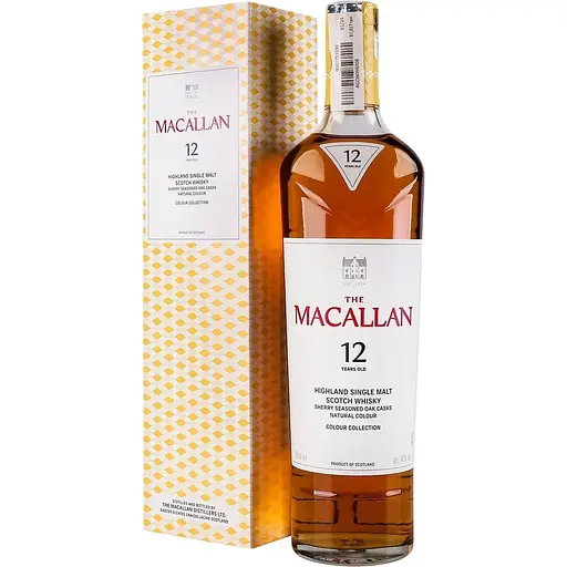 Виски The Macallan 12 yo Colour Collection Single Malt Scotch Whisky 40% 0,7 л в подарочной упаковке