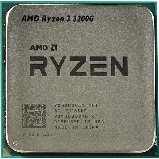 Процессор AMD Ryzen 3 3200G (YD320GC5M4MFI) (Socket AM4, 4T, 4.0 ГГц, Tray) Б/у - фото 1