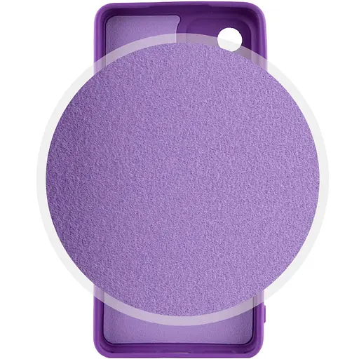Чехол Silicone Cover Lakshmi Full Camera (A) для Tecno Spark Go 2023 Фиолетовый / Purple - фото 3