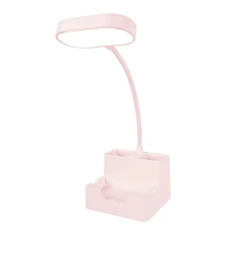 Настольная лампа Brille LED с USB 5W Pink (SL-125)