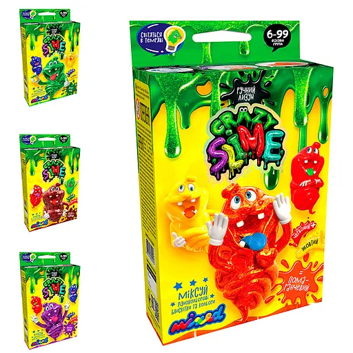 Дитячий набір для проведення дослідів "Crazy Slime" SLM-02-01U Danko Toys Микс - фото 1