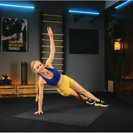 Мат-пазл Trex Sport EVA 1см TX-010PM - 24 частин чорний - фото 8